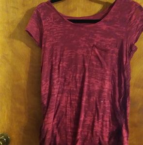 Free People Magenta tunic top.